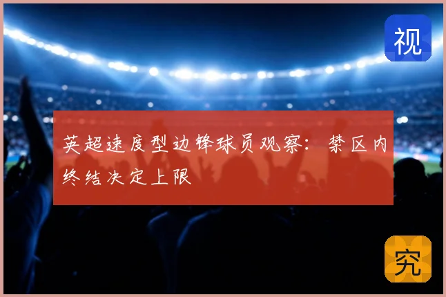英超速度型边锋球员观察：禁区内终结决定上限